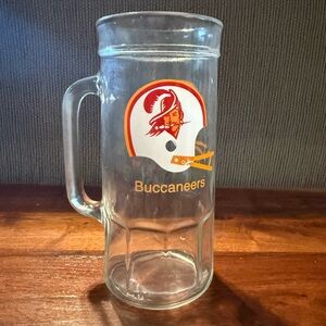 Vintage 70s and Tampa Bay Buccaneers Mug Swashbuckler logo Barware Collectible